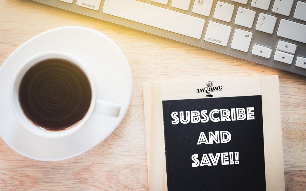 subscribe and save coffee logo