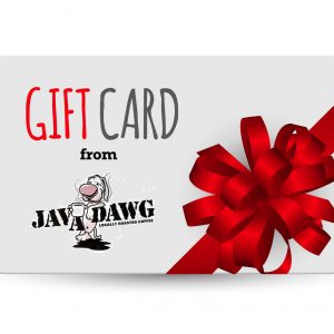 gift card javat dawg coffee